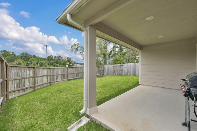 18529 Meadow Point Ln, Montgomery, TX 77316 - fenced backyard featuring a patio