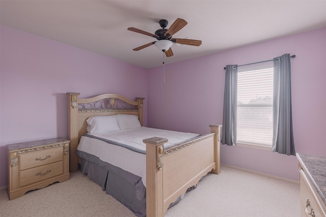 18107 Mayfield Meadow Ln, Richmond, TX 77407 - bedroom featuring light colored carpet and ceiling fan