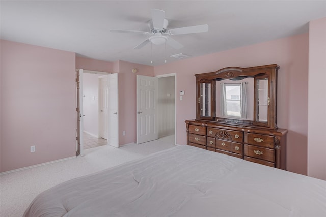18107 Mayfield Meadow Ln, Richmond, TX 77407 - bedroom with carpet and ceiling fan