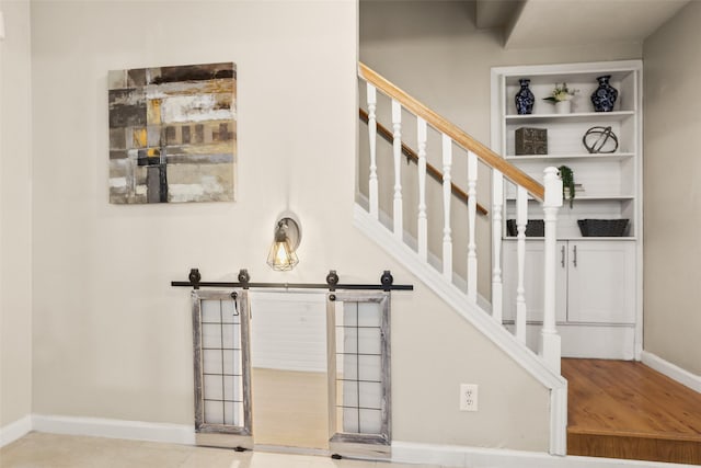2151 Middle Creek Dr, Houston, TX 77339 - stairway with baseboards