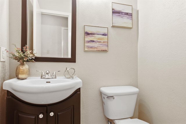 2151 Middle Creek Dr, Houston, TX 77339 - bathroom featuring vanity and toilet