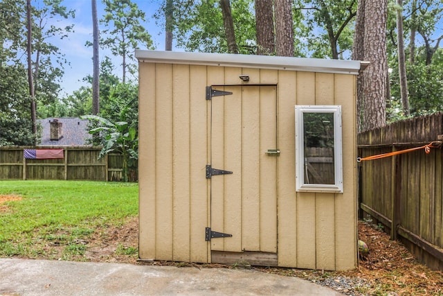 2151 Middle Creek Dr, Houston, TX 77339 - view of shed with a fenced backyard