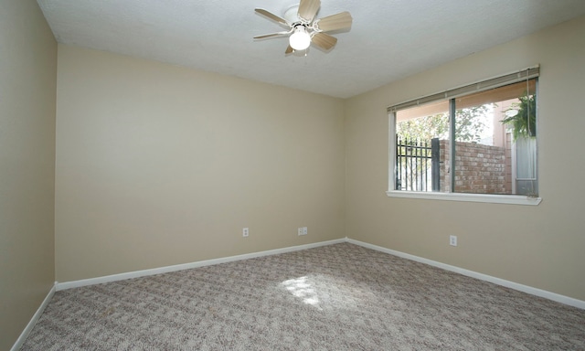 22635 River Birch Dr, Tomball, TX 77375 - empty room featuring carpet floors and a ceiling fan