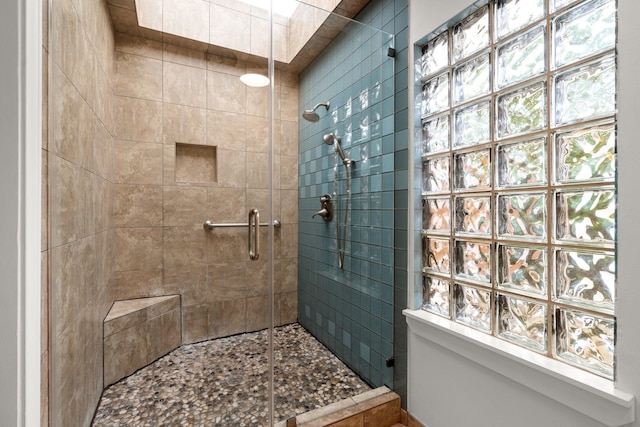 2409 Dryden Rd, Houston, TX 77030 - bathroom featuring a shower stall