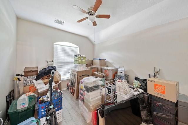 3261 Gladewater Ln, League City, TX 77573 - storage room featuring a ceiling fan