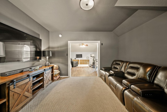 3803 Caleb Ln, Missouri City, TX 77459 - living room with baseboards and vaulted ceiling