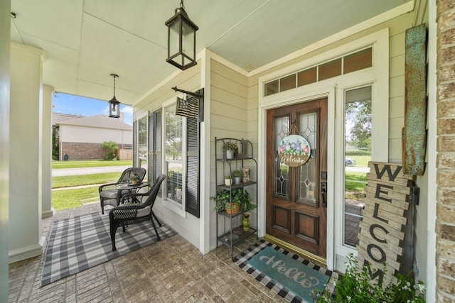 3803 Caleb Ln, Missouri City, TX 77459 - doorway to property with a porch