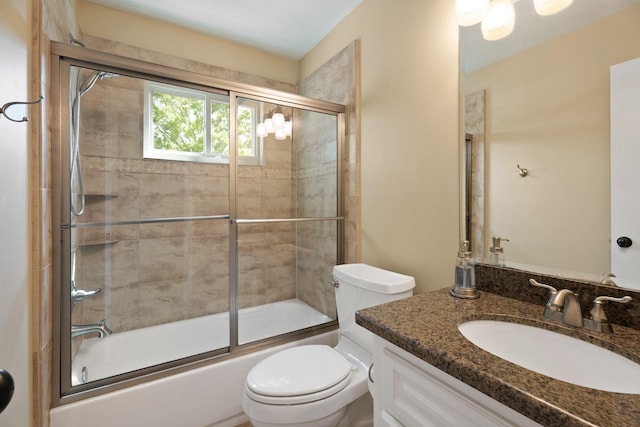 2101 Rocky Creek Ln, Pearland, TX 77581 - full bath featuring vanity and shower / bath combination with glass door