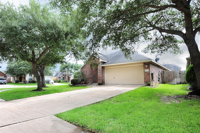 8022 Thorncroft Manor Ln, Richmond, TX 77407 - view of front of home featuring brick siding and concrete driveway