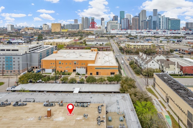 1312 Live Oak St Unit 215, Houston, TX 77003 - drone / aerial view of city skyline