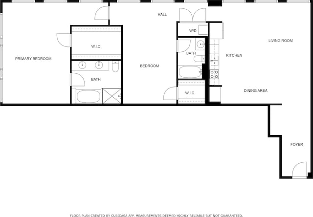 1312 Live Oak St Unit 215, Houston, TX 77003 - view of room layout
