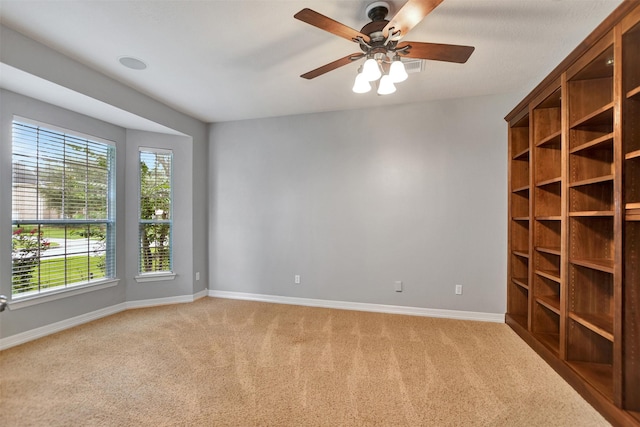 15510 Marble Canyon Way, Houston, TX 77044 - unfurnished room with light carpet and a ceiling fan