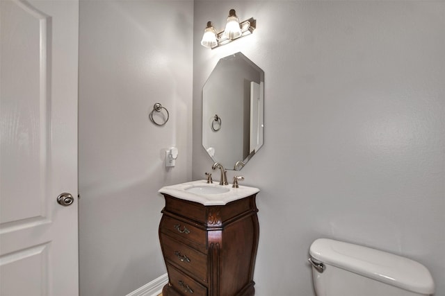 15510 Marble Canyon Way, Houston, TX 77044 - half bathroom featuring vanity and toilet