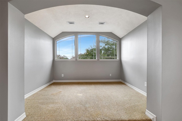 15510 Marble Canyon Way, Houston, TX 77044 - unfurnished room with vaulted ceiling and carpet flooring