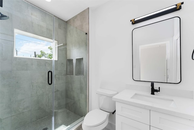 3327 Cornell St Unit A B, Houston, TX 77022 - bathroom featuring vanity and a stall shower
