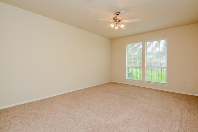 18702 Cypress Loch Dr, Spring, TX 77379 - empty room with ceiling fan and carpet floors