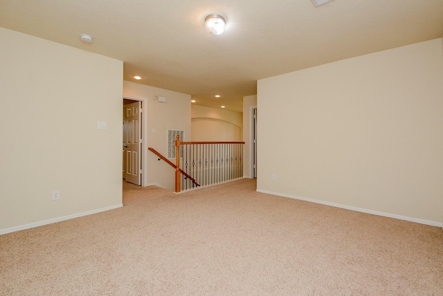 18702 Cypress Loch Dr, Spring, TX 77379 - spare room featuring carpet flooring, recessed lighting, and a smoke detector