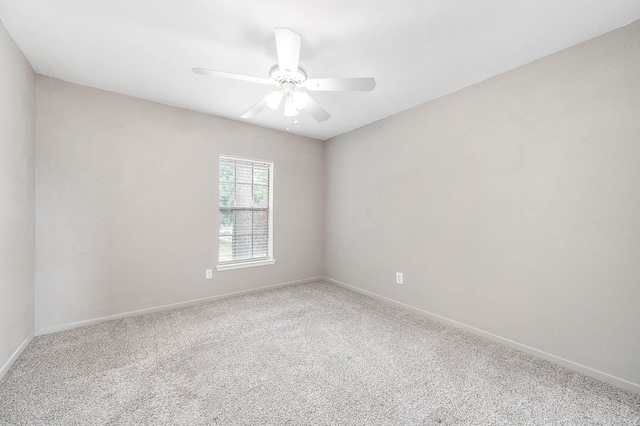 17203 Kettle Creek Dr, Spring, TX 77379 - spare room featuring carpet floors and ceiling fan