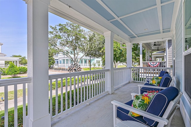 6 Caravelle Ct, Galveston, TX 77554 - view of porch