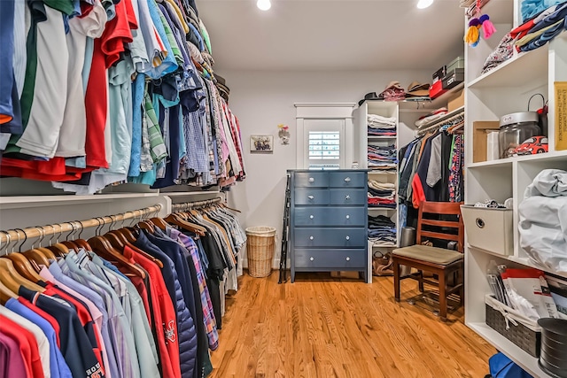 6 Caravelle Ct, Galveston, TX 77554 - walk in closet with wood finished floors