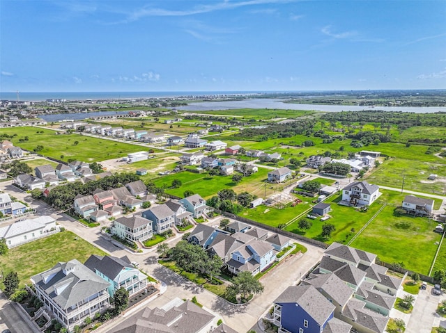 6 Caravelle Ct, Galveston, TX 77554 - aerial view of residential area featuring a large body of water