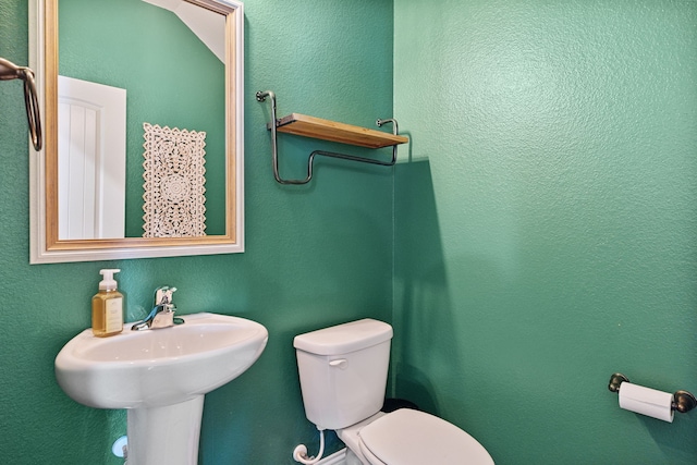 20102 Three Chutes Ln, Cypress, TX 77433 - half bath with toilet and a sink