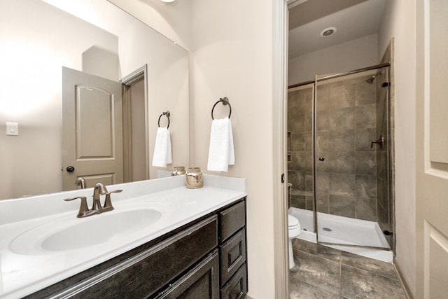 13810 Lake Prt, Cypress, TX 77429 - bathroom with a stall shower and vanity