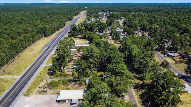 11505 US Highway 190 W, Livingston, TX 77351 - aerial view of property's location featuring a heavily wooded area and a major roadway