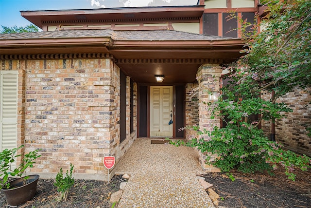 2823 W Pebble Beach Dr, Missouri City, TX 77459 - view of exterior entry featuring brick siding