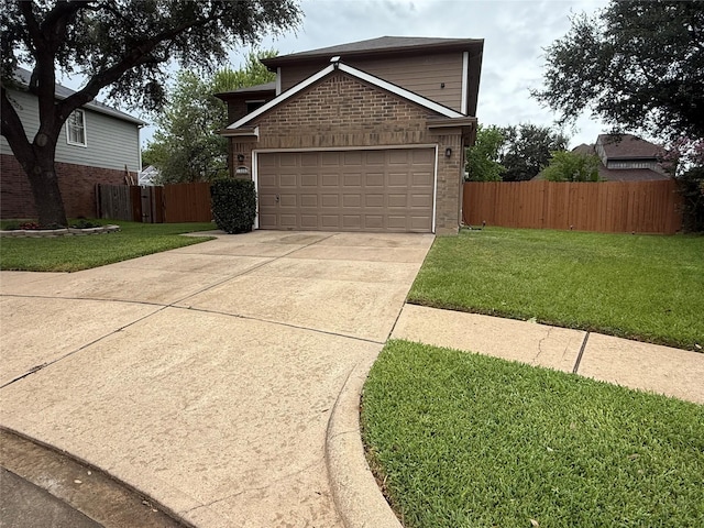 13202 Chasworth Dr, Houston, TX 77041 - view of side of home featuring brick siding, driveway, and an attached garage