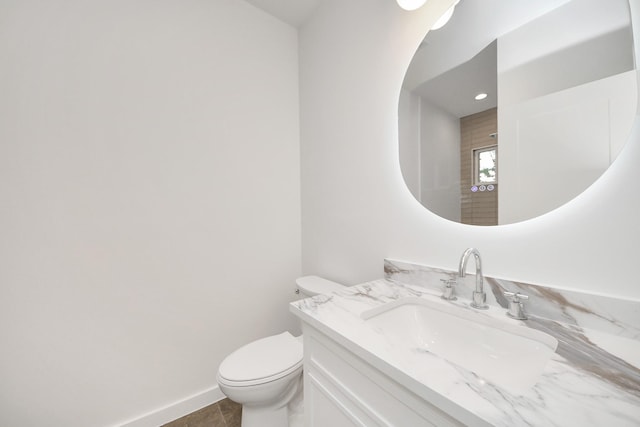 3907 Sumpter St, Houston, TX 77020 - half bathroom with vanity and toilet