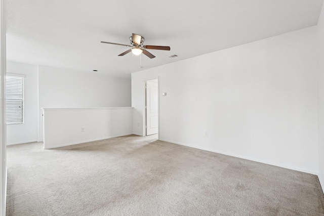2607 Ensbrook Meadow Ln, Katy, TX 77449 - spare room featuring light colored carpet and ceiling fan