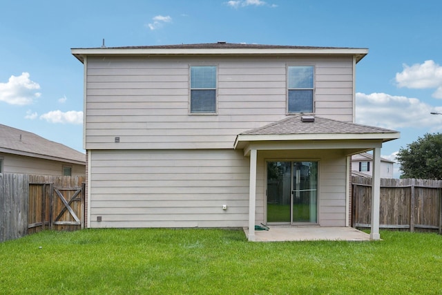 2607 Ensbrook Meadow Ln, Katy, TX 77449 - rear view of house featuring a patio and a fenced backyard