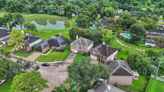 3327 Shady Glen Ln, Missouri City, TX 77459 - aerial view of residential area with a large body of water