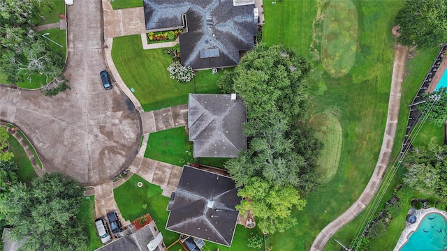 3327 Shady Glen Ln, Missouri City, TX 77459 - aerial view of a pool