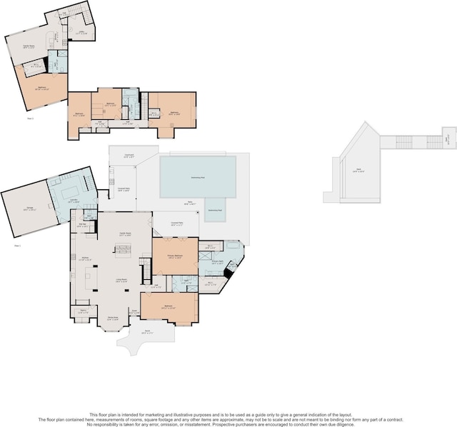 206 Lakemere St, Houston, TX 77079 - view of floor plan / room layout