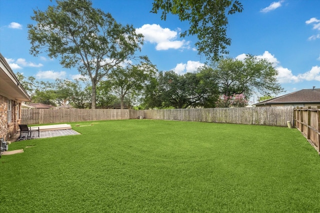 1804 Sleepy Creek Way, Pearland, TX 77581 - fenced backyard featuring a patio area