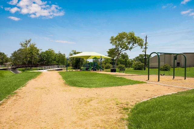 1804 Sleepy Creek Way, Pearland, TX 77581 - view of community featuring a yard