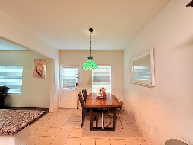 9458 Grand Spark Dr, Rosharon, TX 77583 - dining space featuring light tile patterned floors