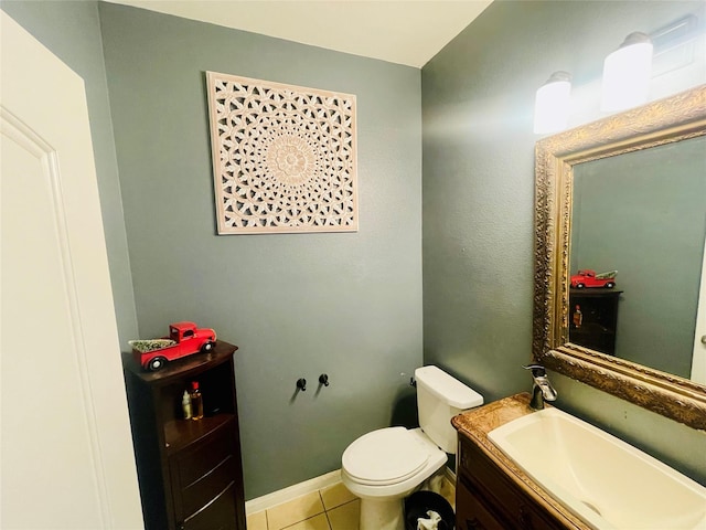 9458 Grand Spark Dr, Rosharon, TX 77583 - bathroom with vanity and tile patterned flooring