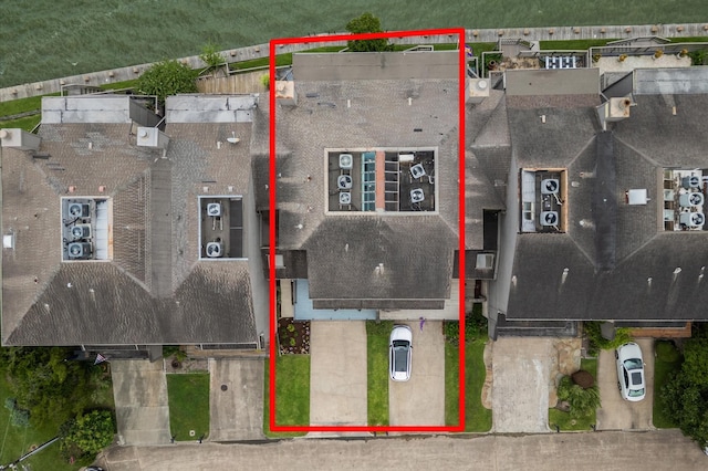 2816 Lighthouse Dr, Houston, TX 77058 - aerial view of property's location with property boundaries highlighted