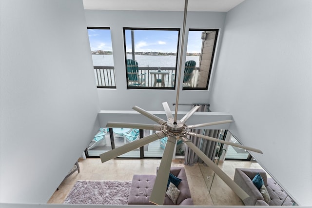 2816 Lighthouse Dr, Houston, TX 77058 - detailed view of a ceiling fan and nearby water