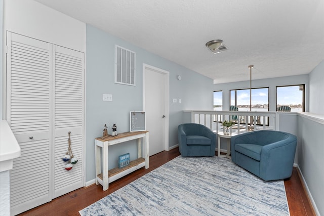 2816 Lighthouse Dr, Houston, TX 77058 - living area with wood finished floors and baseboards