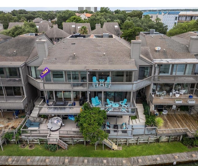 2816 Lighthouse Dr, Houston, TX 77058 - drone / aerial view