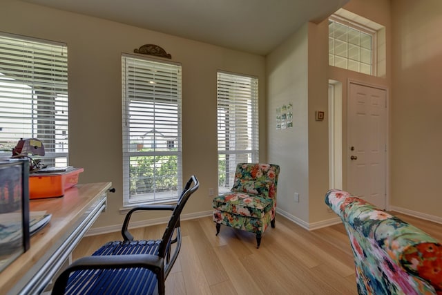 1009 Old Vine, Brenham, TX 77833 - office area with light wood-style floors and baseboards