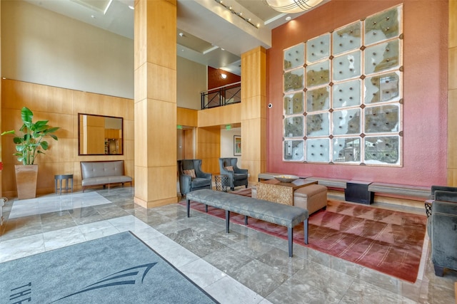 3505 Sage Rd Unit 1206, Houston, TX 77056 - community lobby featuring a towering ceiling