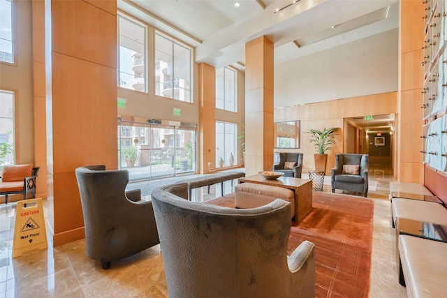 3505 Sage Rd Unit 1206, Houston, TX 77056 - community lobby with a towering ceiling