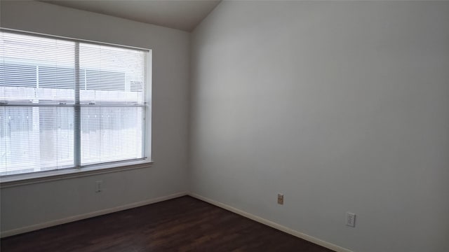 11718 Emerald Wood Dr, Houston, TX 77070 - empty room with baseboards and dark wood-style flooring