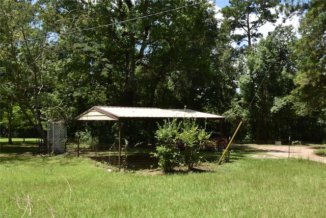 191 Harvey Bryant Rd, Coldspring, TX 77331 - view of yard