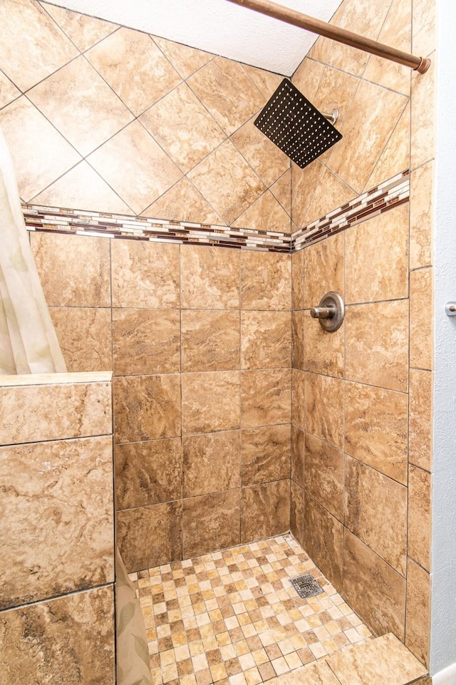 3405 Randall St, Pearland, TX 77581 - full bathroom with a tile shower